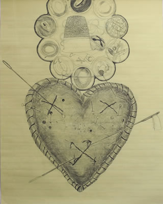 Maria Bussmann, Zeichnungen zu Hannah Arendt, 2012, Galerie Altnöder Salzburg