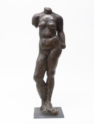 Otto Eder - Stehender Akt - Galerie Altnöder