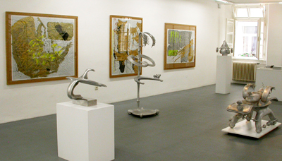 Bruno Gironcoli - Ausstellungsansicht Galerie Altnöder