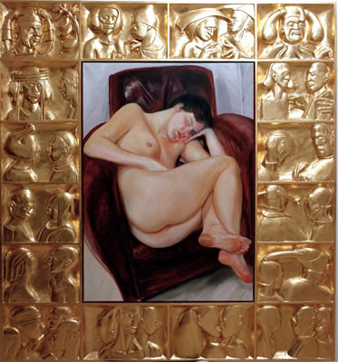 Josef Kern, Julia schläft, 2004, Galerie Altnöder Salzburg