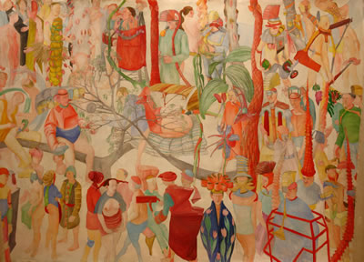 Josef Kern, Schrebergarten der Lüste, 2000, Galerie Altnöder Salzburg