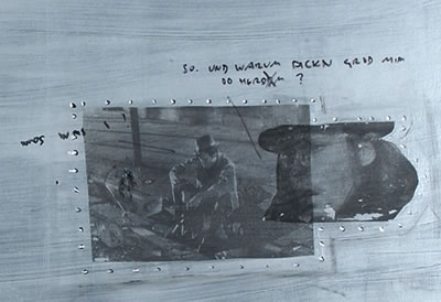 Hans Pollhammer, Ankerkettn, Detail, 2004, Galerie Altnöder Salzburg