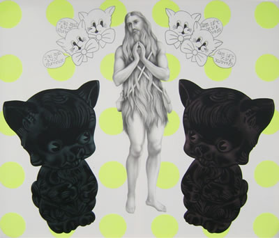Bernhard Resch, j'ai mal aux cheveux, 2009, Galerie Altnder Salzburg